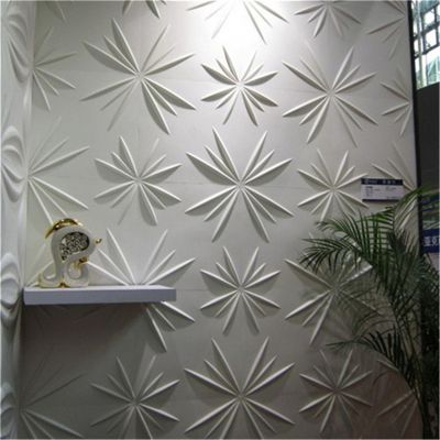 3D Wall Panel Branches, White, 19.7